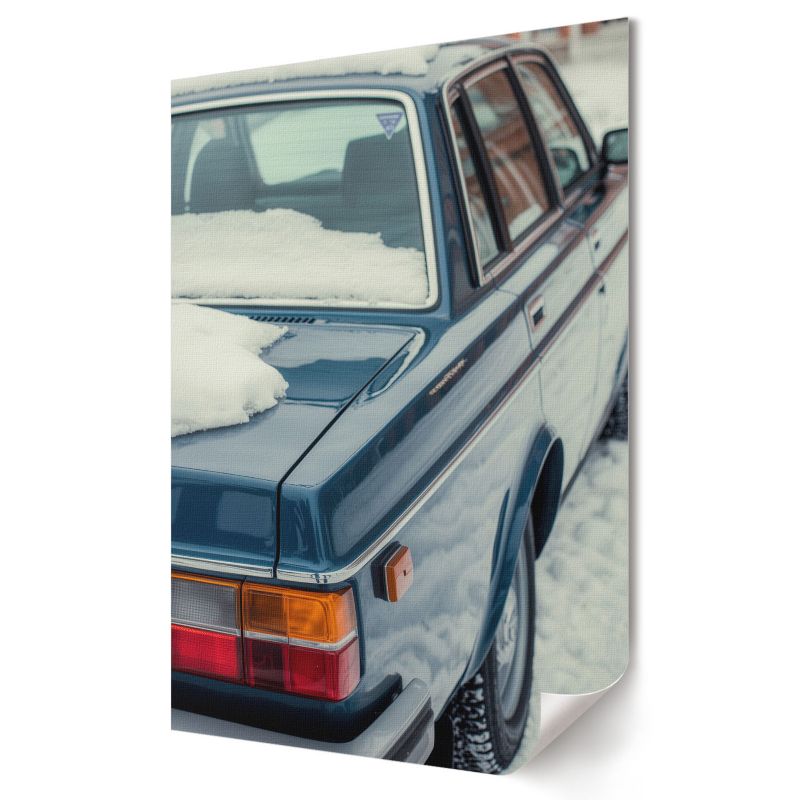 Plakat na ścianę Wallfluent Format A1 Zimowy samochód Artysta Jonas "John" Keller 1 szt.