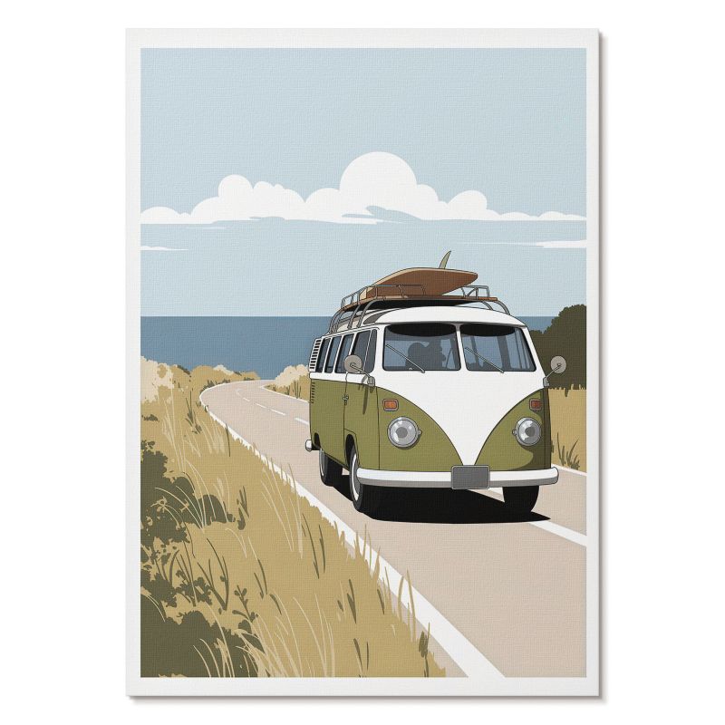 Plakat na Płótnie Tulup 29,7x42 cm (A3) Podróż marzeń Do salonu, sypialni, biura 1 szt.
