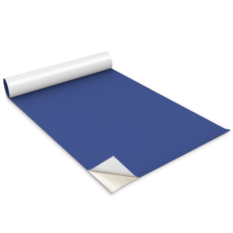 Folia Samoprzylepna Do Mebli Wallfluent 100x50 cm Kolor Ciemno Niebieski Matowa Okleina Dekoracyjna 1 rol.