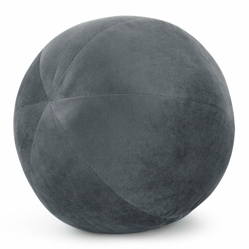 Poduszka GAJA 4 Eurofirany kula 24 cm stalowa velvetowa 1 szt.
