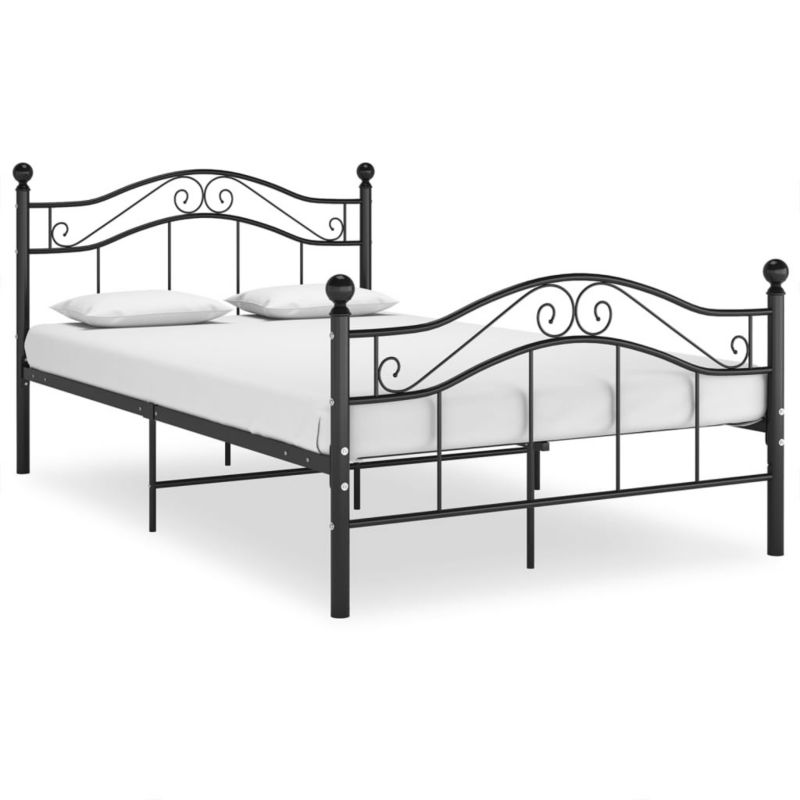 Łóżko metalowe WaszeMeble 120x200 cm czarna WM-324994 1 szt.