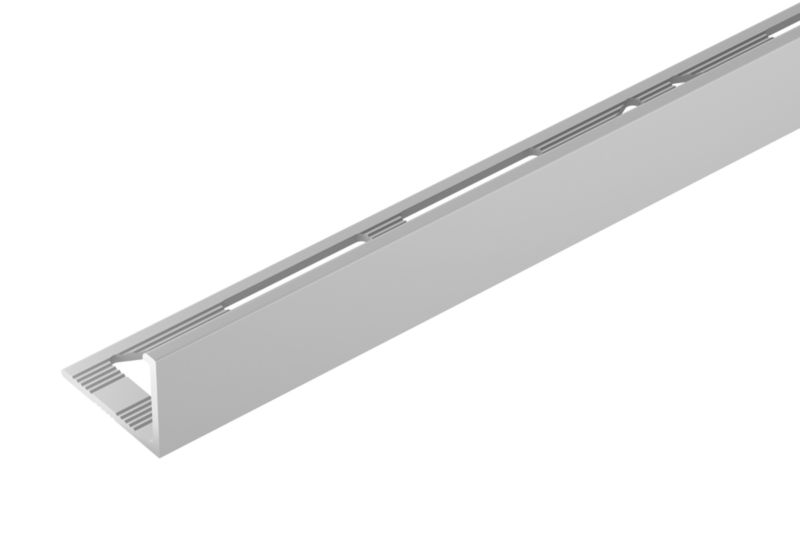 Profil do glazury narożny Cezar Srebrny mat 2500x22mm aluminiowy 1 szt.