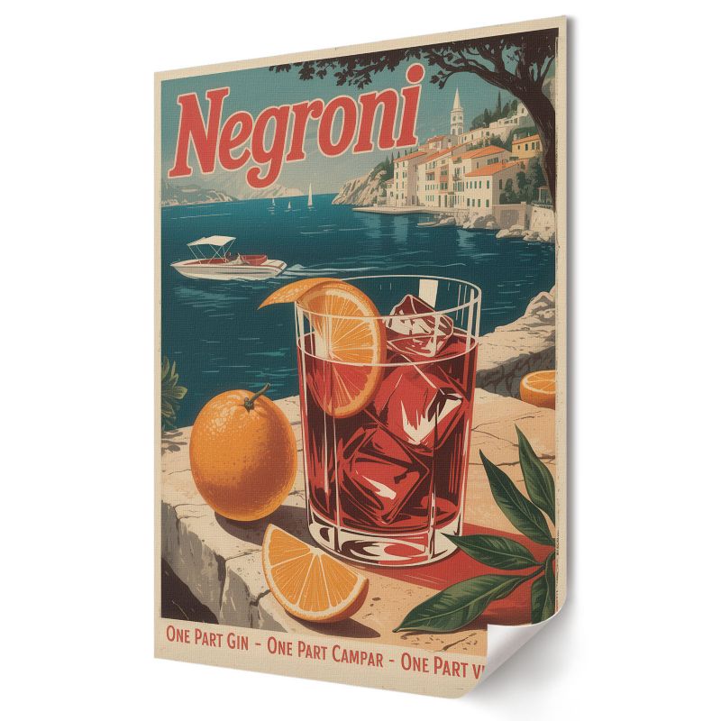 Plakat Wallfluent Format A3 Negroni plakat Formacja Artystyczna 3 Steps 1 szt.
