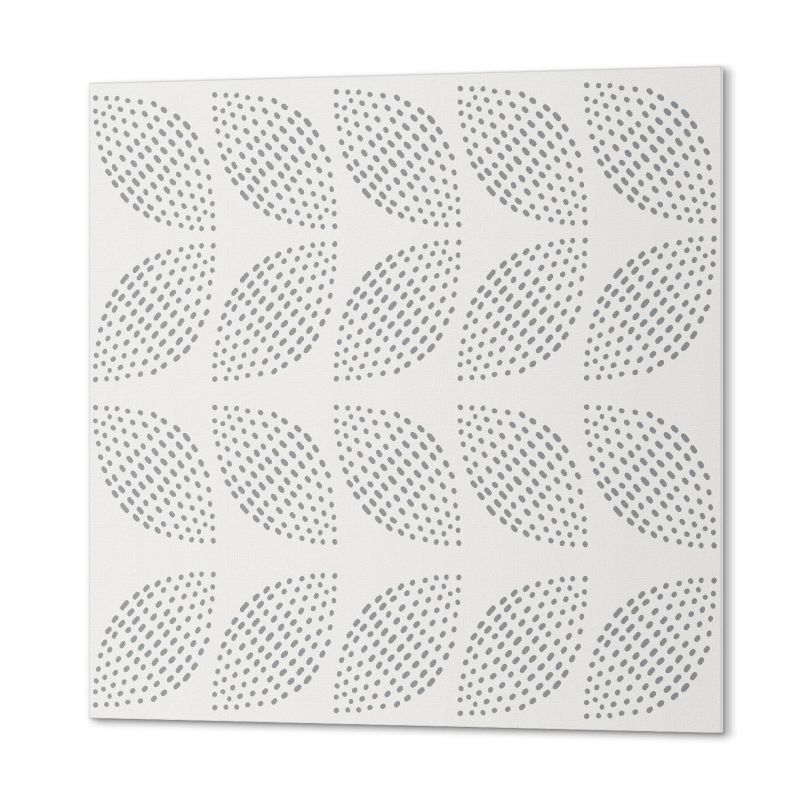 Winylowe Kafelki Samoprzylepne ArtPrintCave 30x30 cm Wzór liści z kropkami 9 szt.