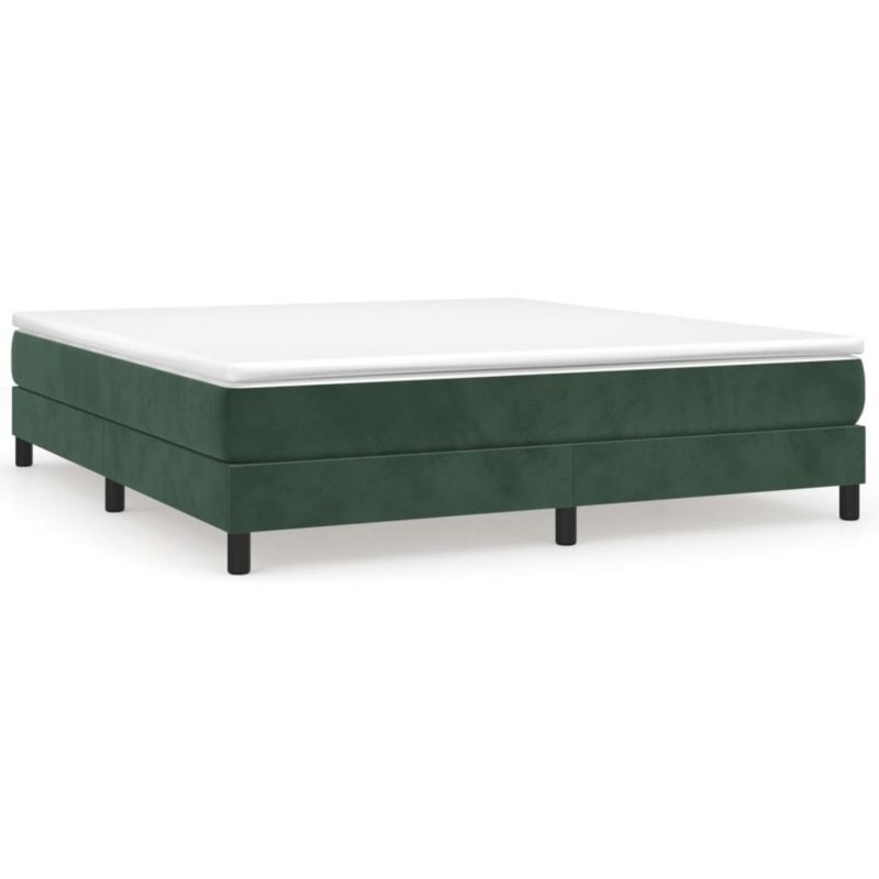 Łóżko tapicerowane WaszeMeble 160x200 cm ciemnozielone WM-3120781 1 szt.