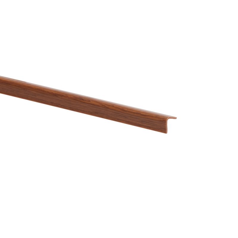 Kątownik PVC folia 2600 x 10 x 10 x 1 mm orzech