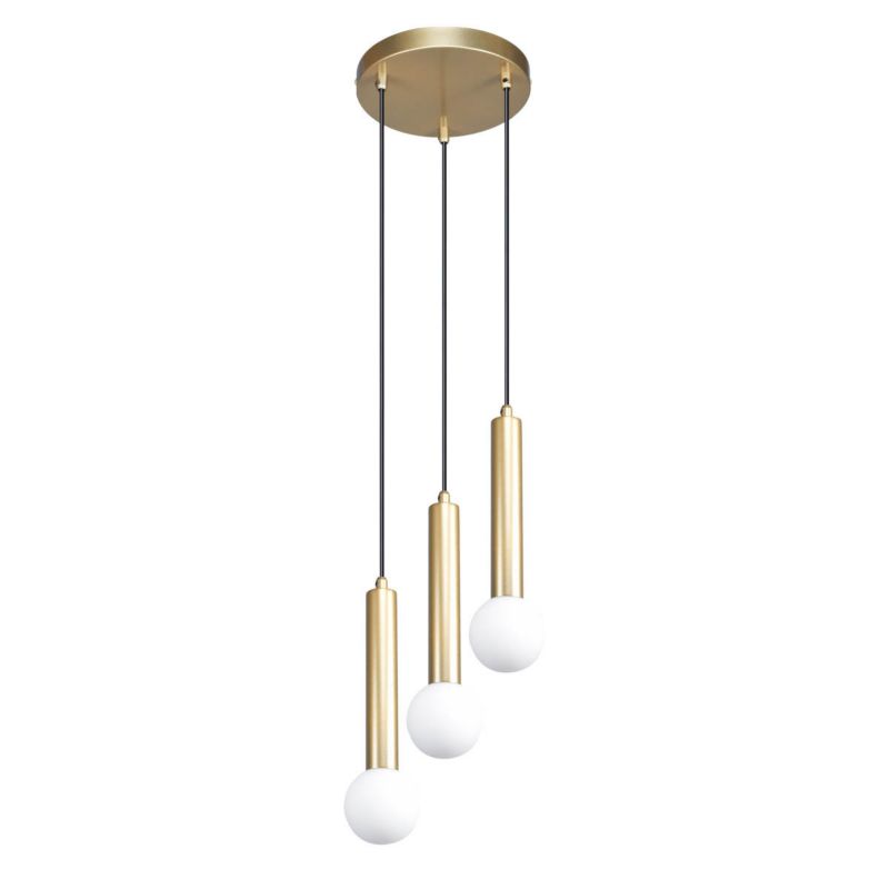 Lampa wisząca Italux FILANO złota 3xG9x5W wym:150x20x20cm IP20 -1 szt.