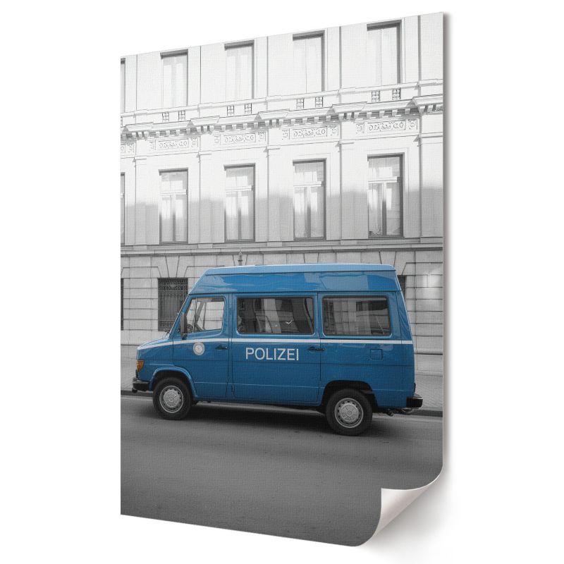 Plakat Wallfluent Format A3 Policyjne auto Artysta Nor "Shift" Stein 1 szt.