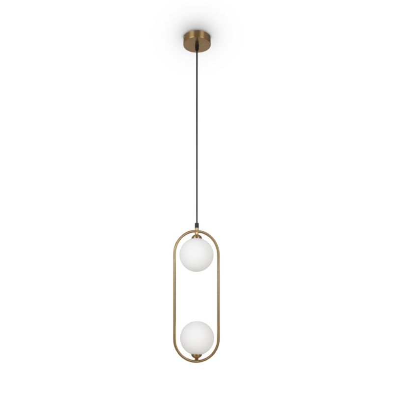 Lampa wisząca Maytoni Ring 2032 mosiężno-złota ring 2xG9 x 25W 1 szt.