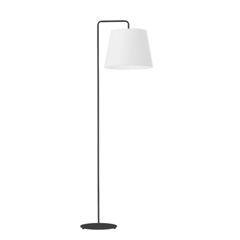 Lampa stojąca Volta Light Factory podłogowa z czarny/biały ecru stożek VOS 1szt.