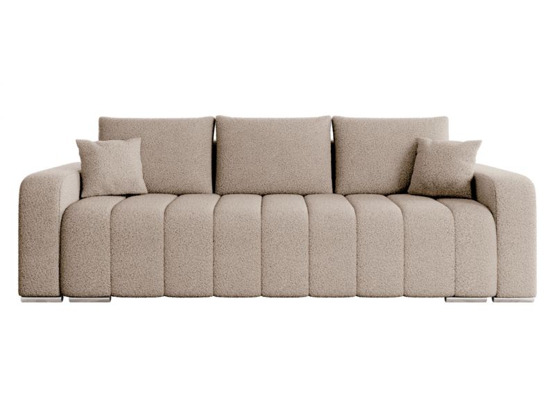 Sofa z funkcją spania MIRJAN 24 Pufetto jasnobeżowa bukla 1 szt.