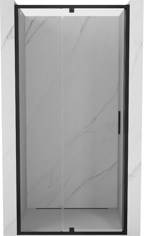 Drzwi prysznicowe uchylne Mexen Exo czarne 120x200 cm 1 szt.