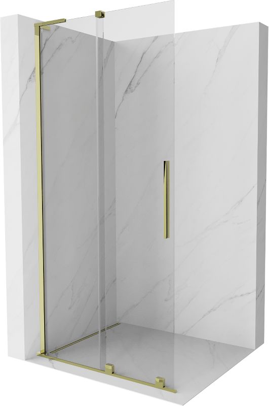 Ścianka prysznicowa Mexen Velar L złota 100x200 cm 871-100-003-03-50 1 szt.