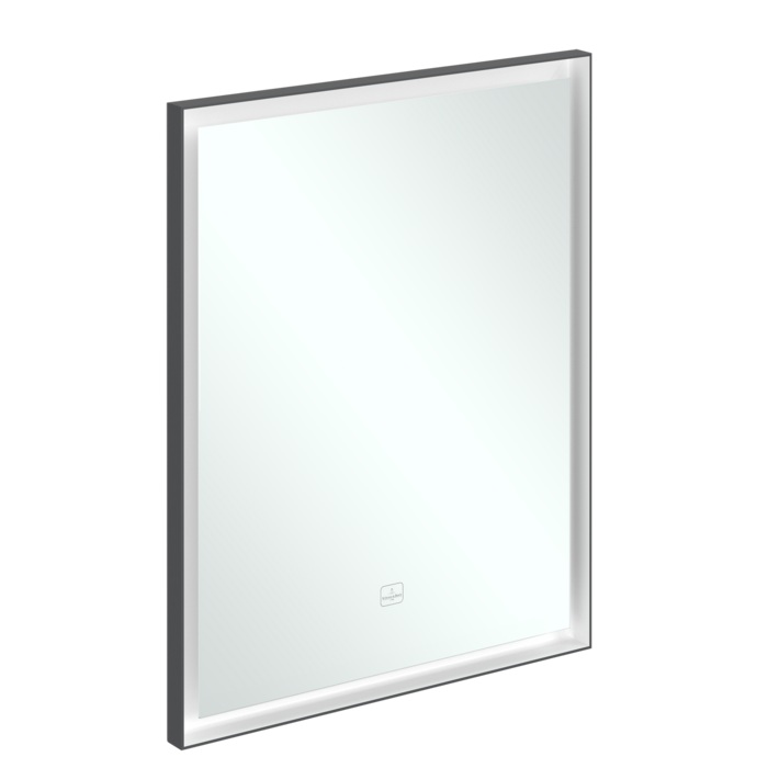 Villeroy & Boch Subway 3.0 lustro 60x75 cm prostokątne z oświetleniem srebrny A46360BC