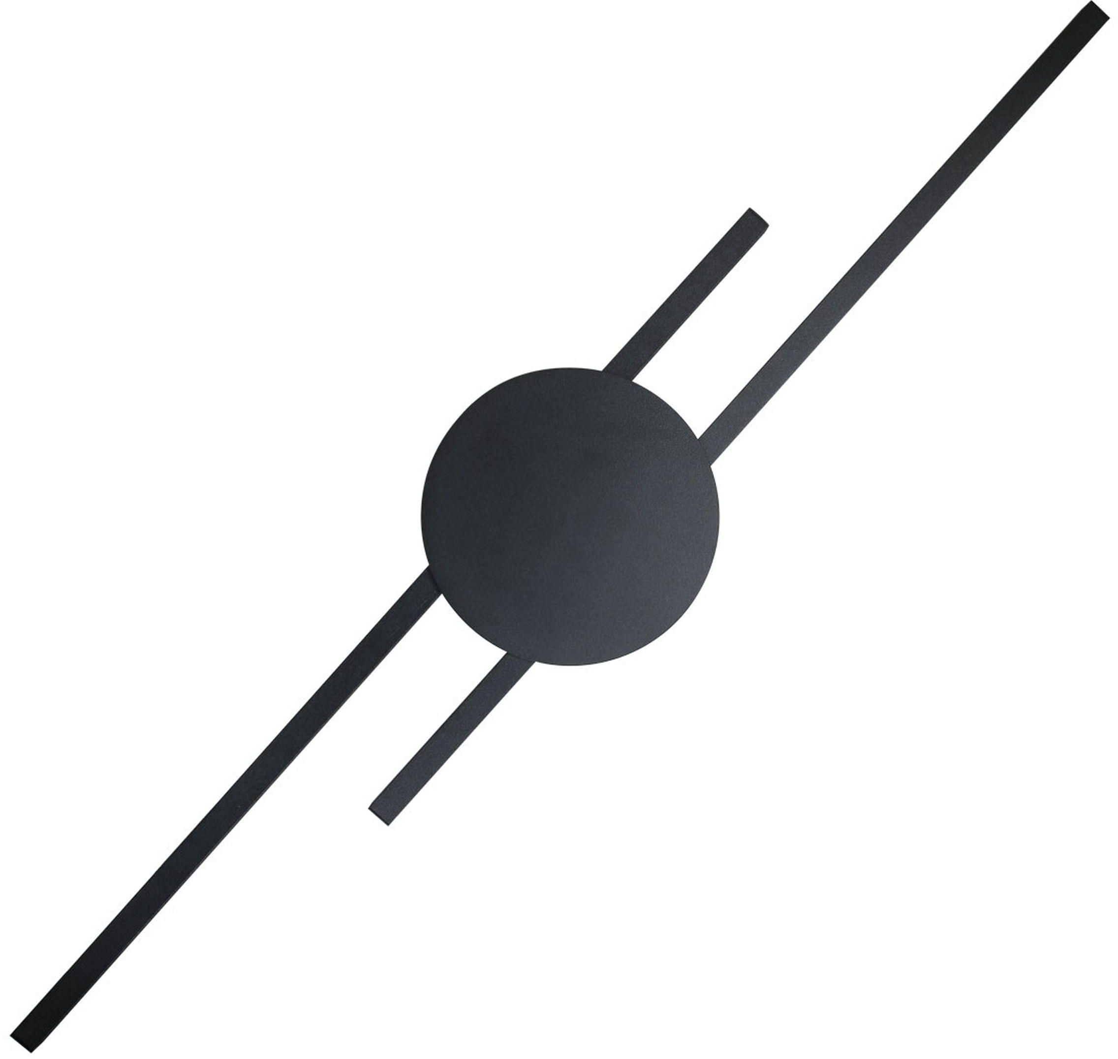 TK Lighting Java kinkiet 2x24W LED czarny 1367