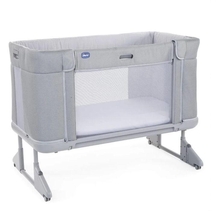 Chicco Next2Me Forever Łóżeczko dostawne + Rücken Materacyk Handy-Cool Grey