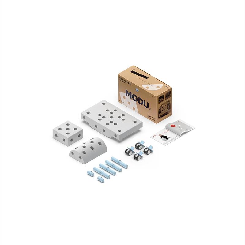 Modu Curiosity Kit 4w1 - kreatywne klocki-Niebieski
