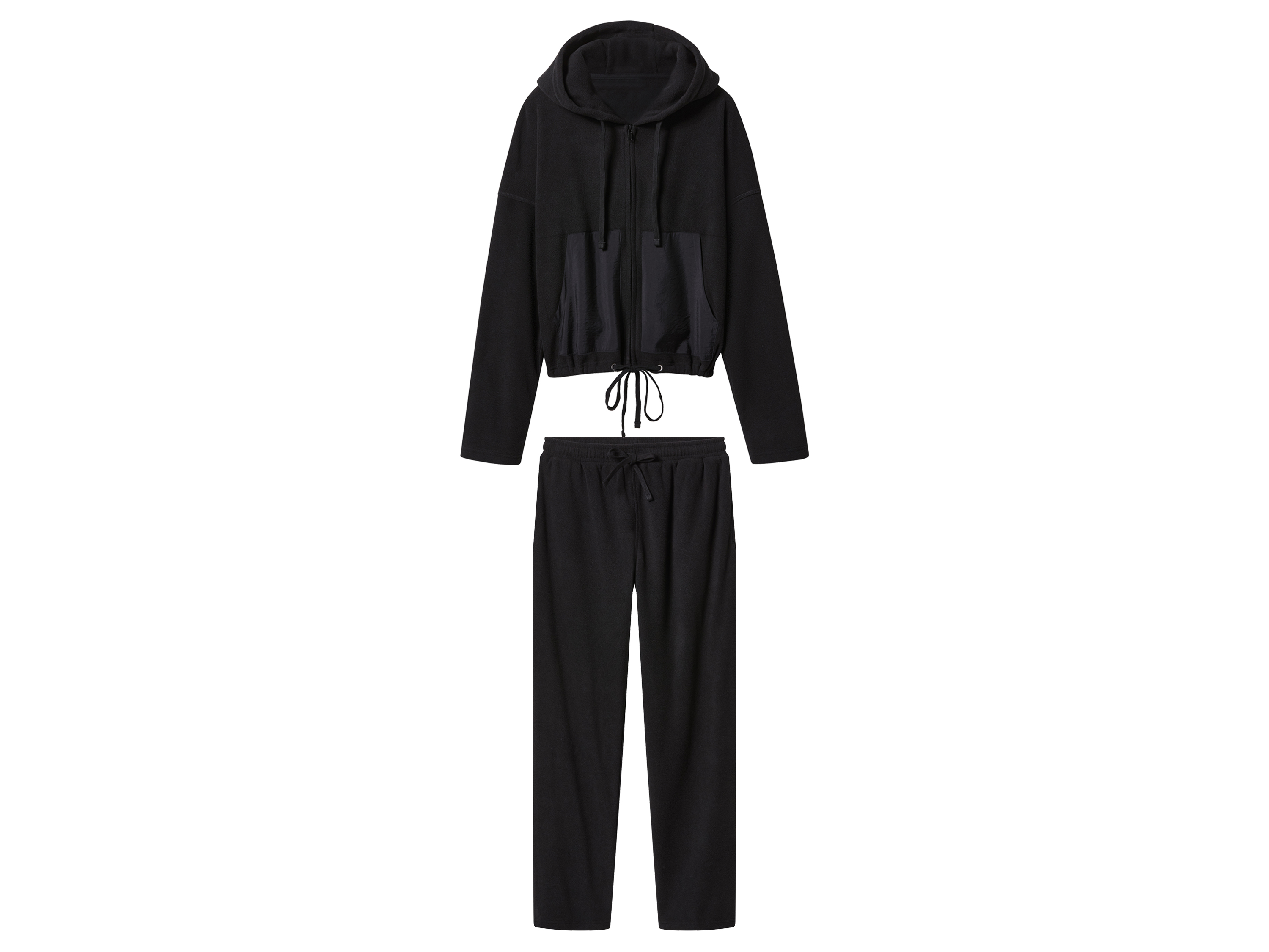 esmara Dres polarowy damski Czarny, M 40/42