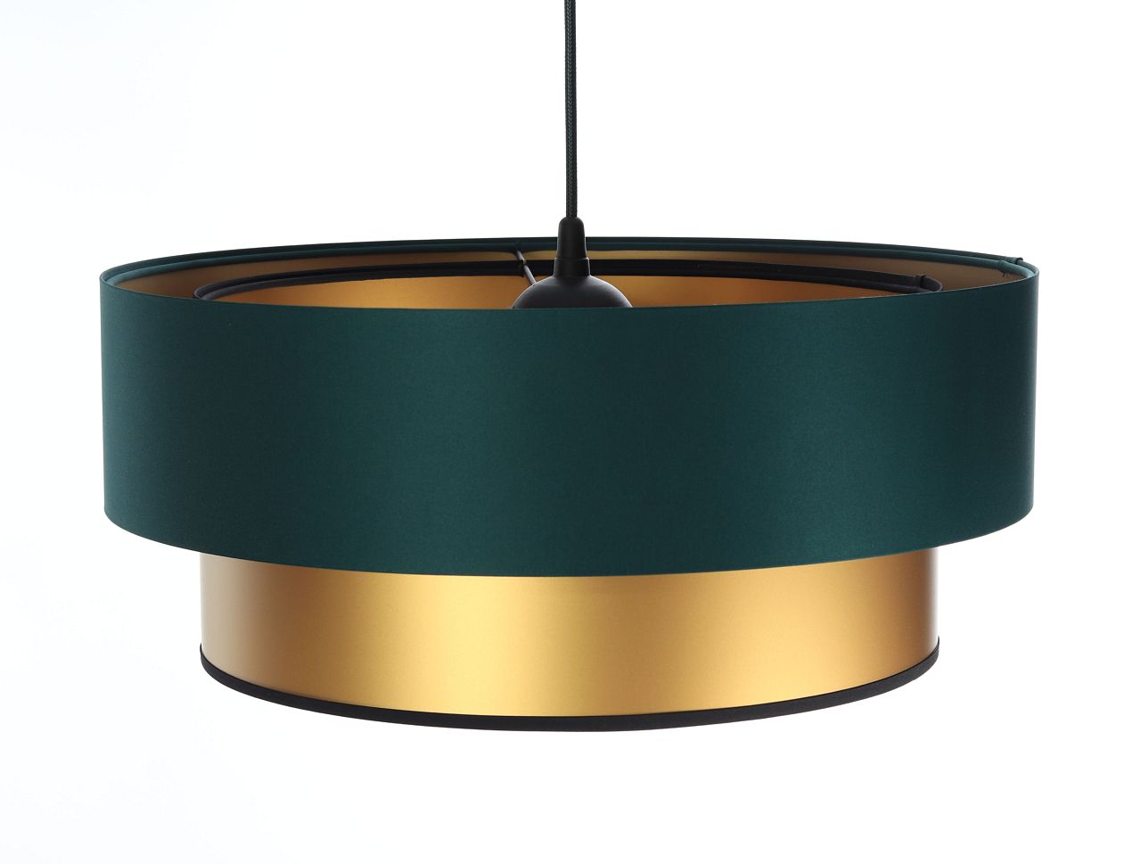 Darmowa Dostawa - Lampa wisząca 1x60 W zielona-złota BPS Koncept Duo ellegant 06105040