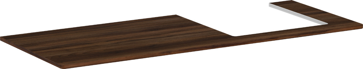 Darmowa Dostawa - Blat naszafkowy 136x55 cm orzech Hansgrohe Xelu Q 54098630