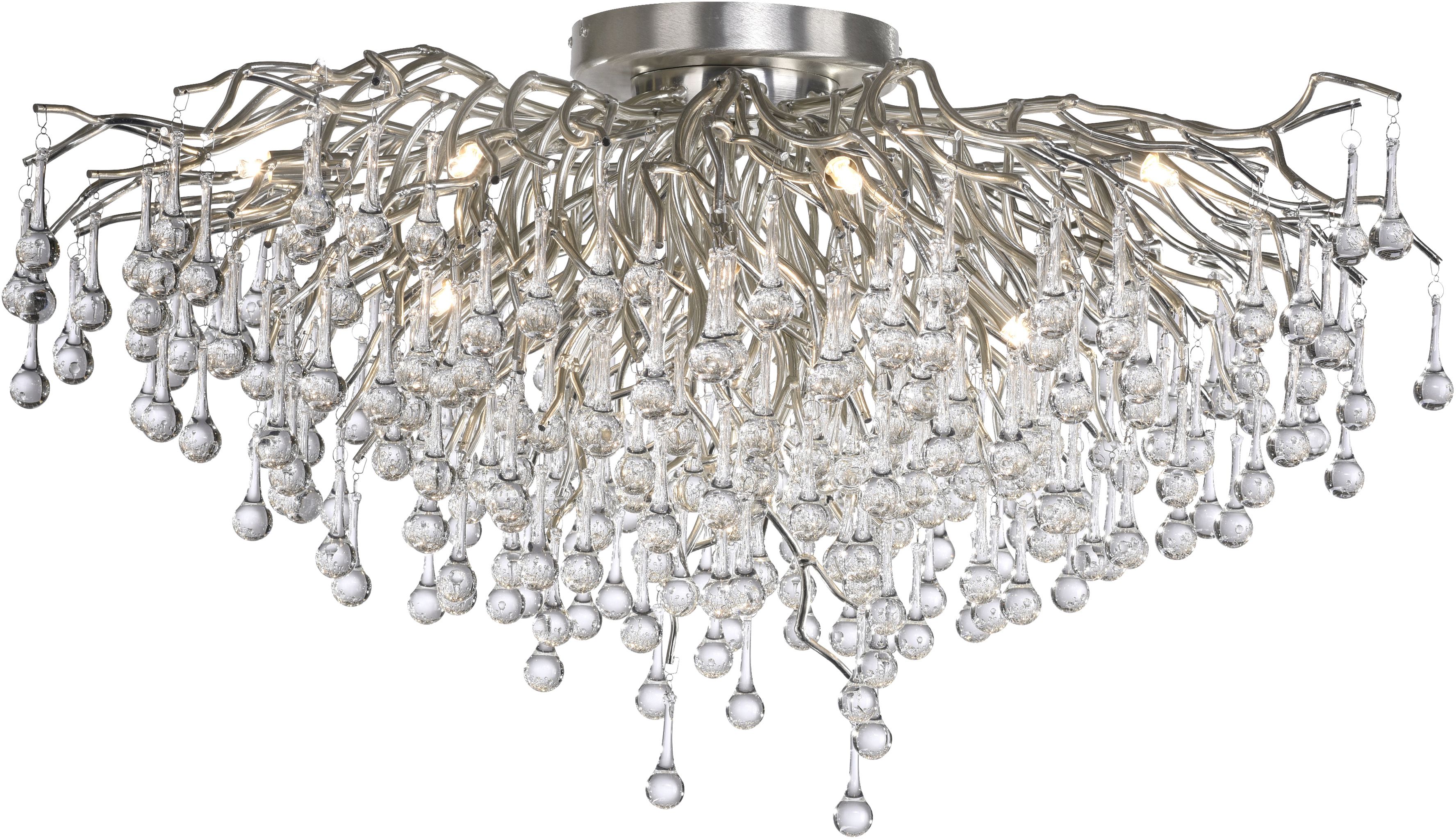 Darmowa Dostawa - Lampa podsufitowa powyżej 6x40 W stal Paul Neuhaus Icicle 809255