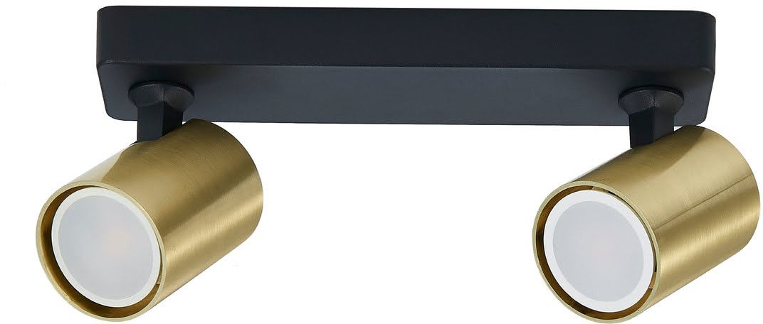 Darmowa Dostawa - Lampa podsufitowa 2x50 W czarna-złota Light Prestige Snow LP7312WGD