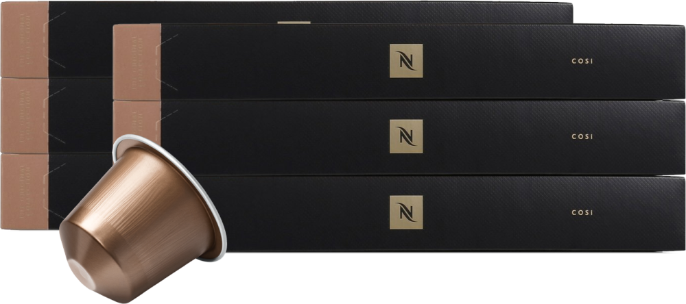6x Kapsułki do ekspresu Nespresso Cosi, 10 sztuk