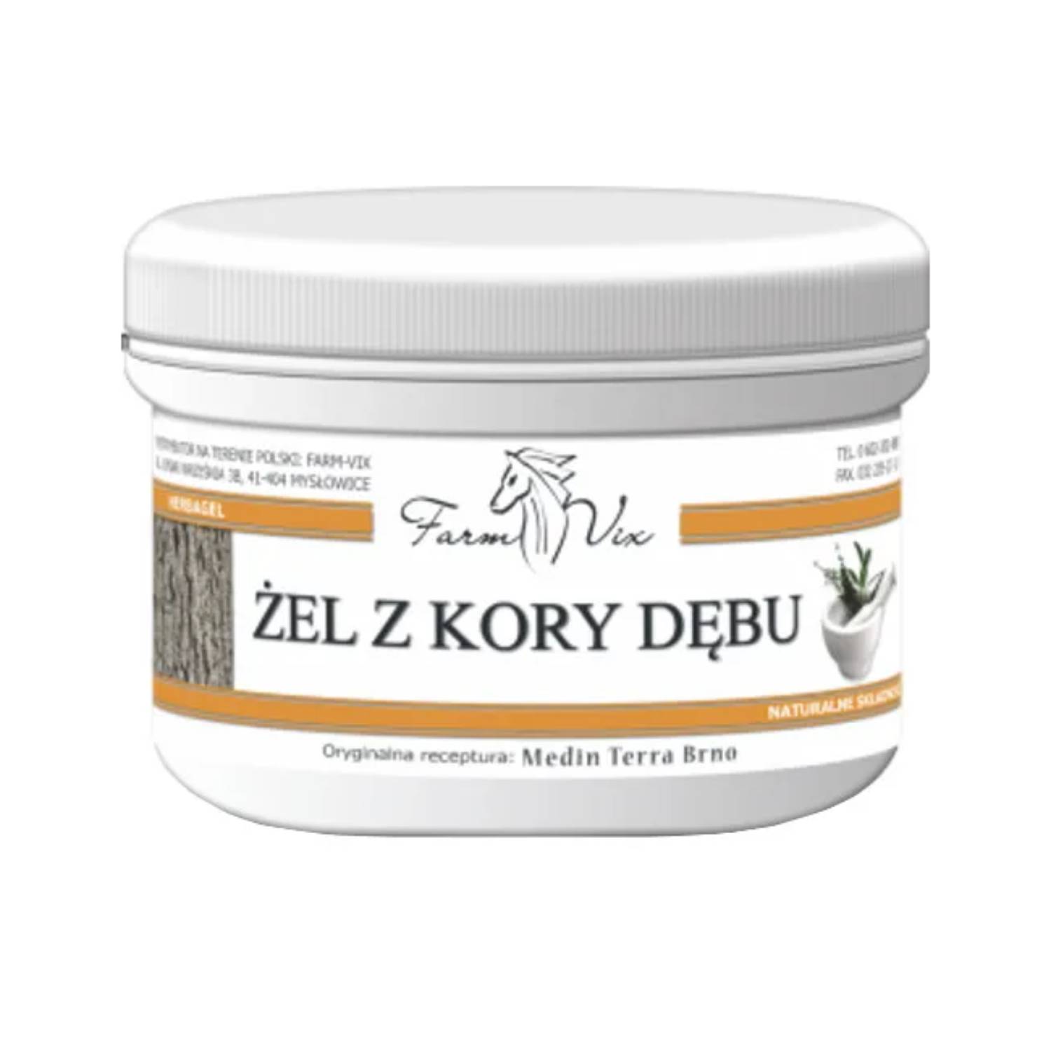 Farm-vix - żel z kory dębu, działanie ściągające, 350 g