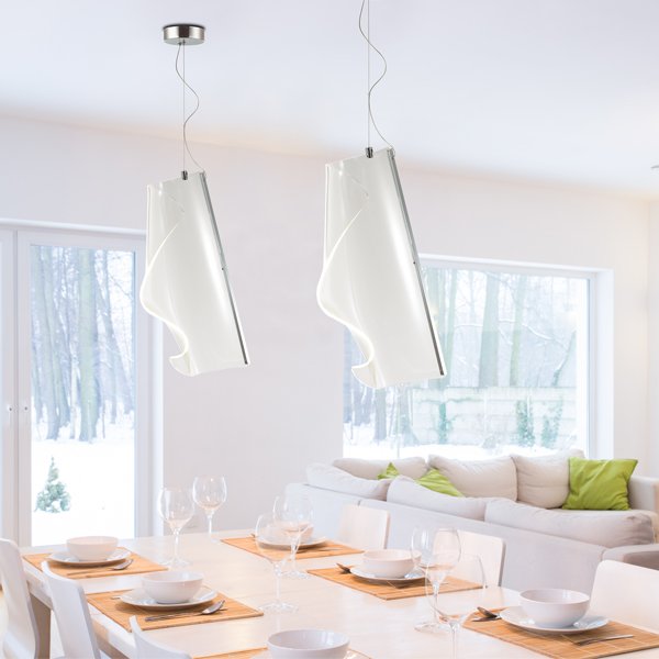 Altavola Design Cortina lampa wisząca 1x10W LED chrom/przezroczysty LA103/P - Wysyłka w 24h