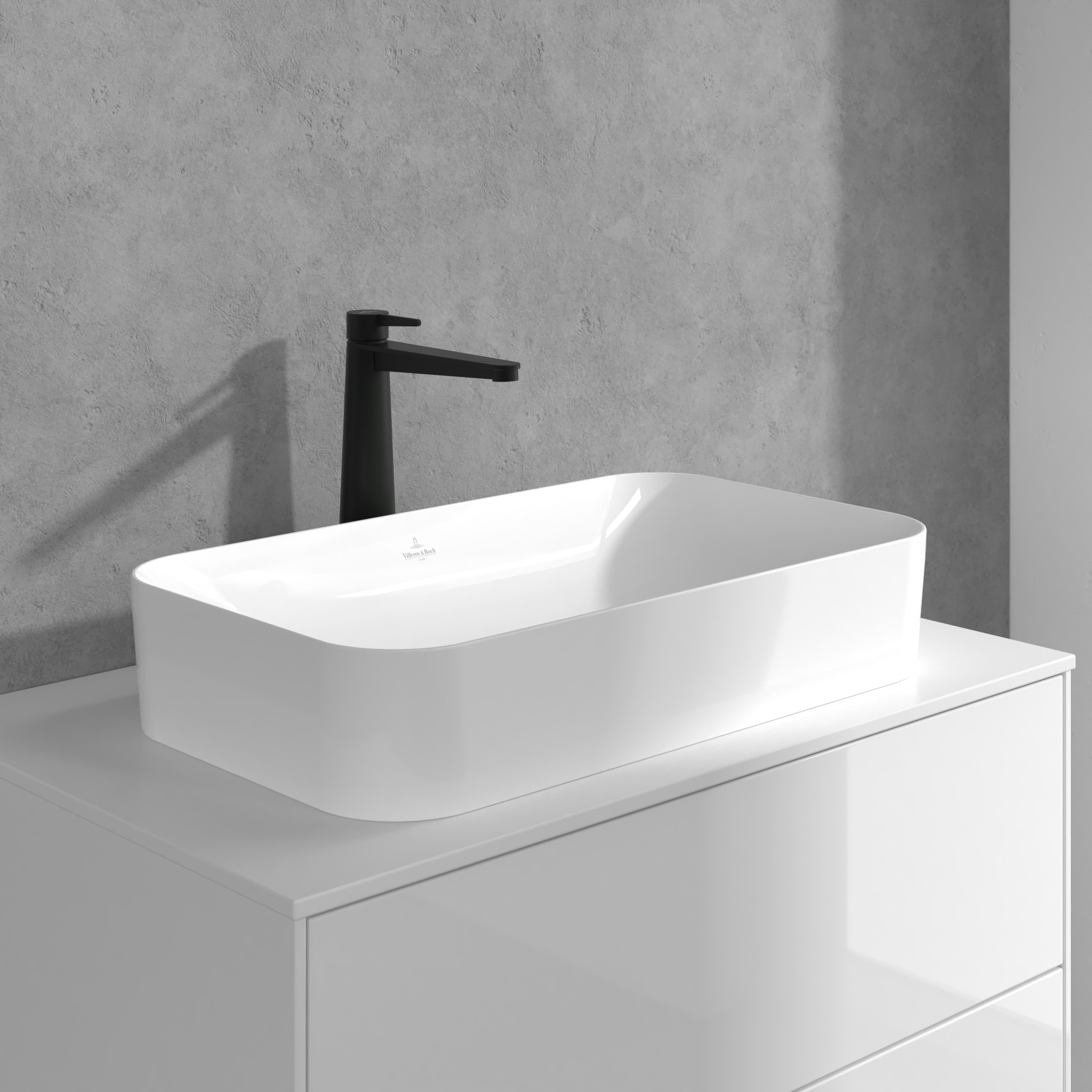 Villeroy & Boch Conum bateria umywalkowa stojąca wysoka czarny mat TVW127005000K5 - Wysyłka w 24h