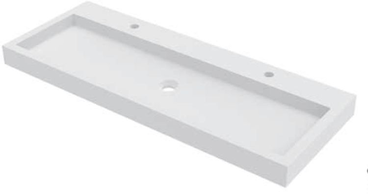 Riho Spring Vow umywalka 100x40 cm meblowa prostokątna biały mat W004009105
