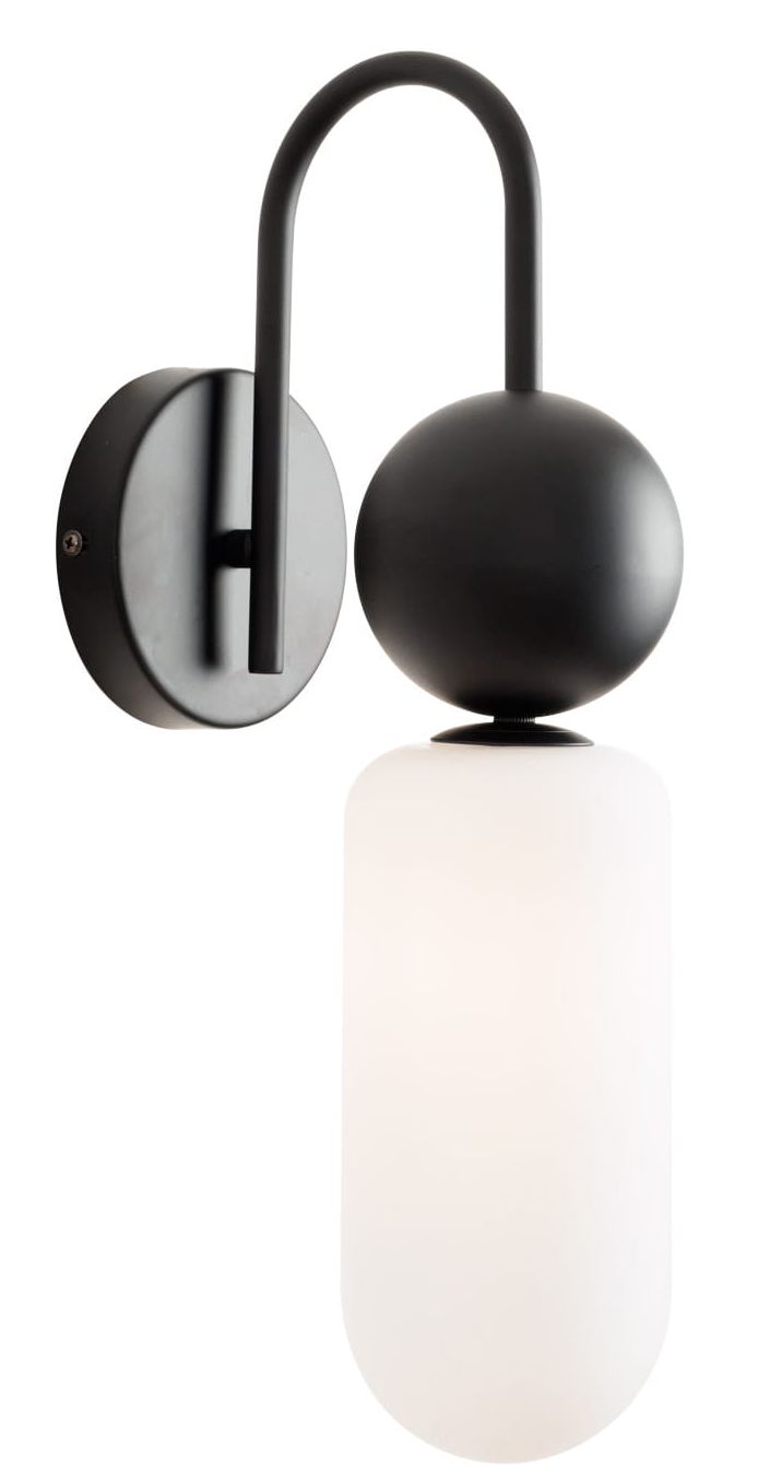 MaxLight Nova kinkiet 1x7 W biały-czarny W0381 - Wysyłka w 24h