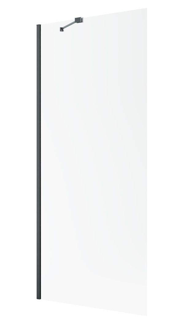 Radaway Idea Brushed GunMetal PNJ II parawan nawannowy 80 cm 1-częściowy gunmetal szczotkowany/szkło przezroczyste 10001080-92-01