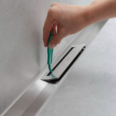 Hnsgrohe RainDrain Flex element zewnętrzny odpływu liniowego 100 cm stal szlachetna szczotkowana 56053800 - Wysyłka w 24h