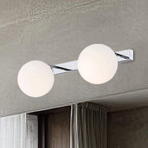 Argon Satelite kinkiet 2x15W LED chrom/opal 840