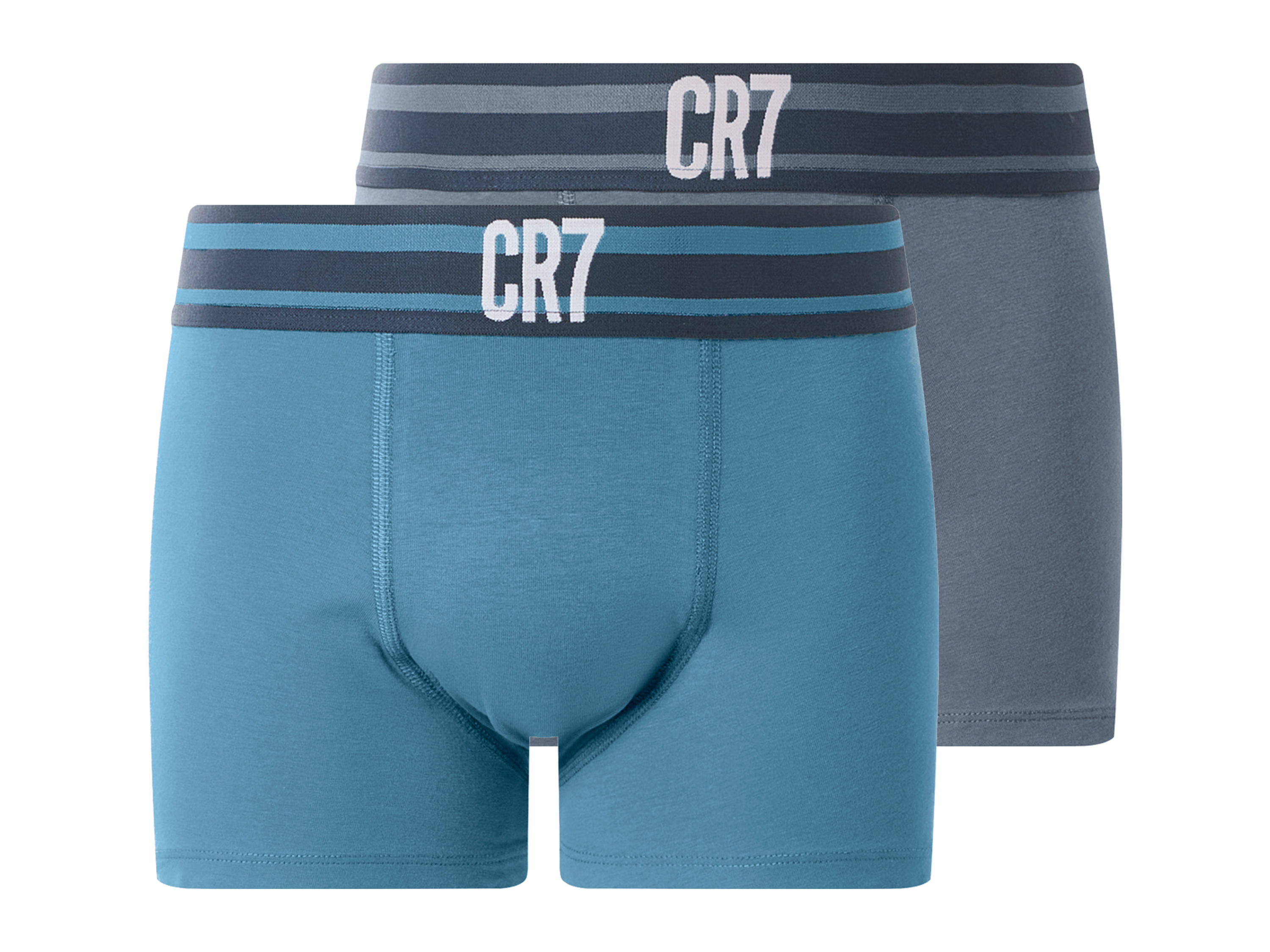 CR7 Bokserki chłopięce, 2 sztuki Niebieski, 158/164