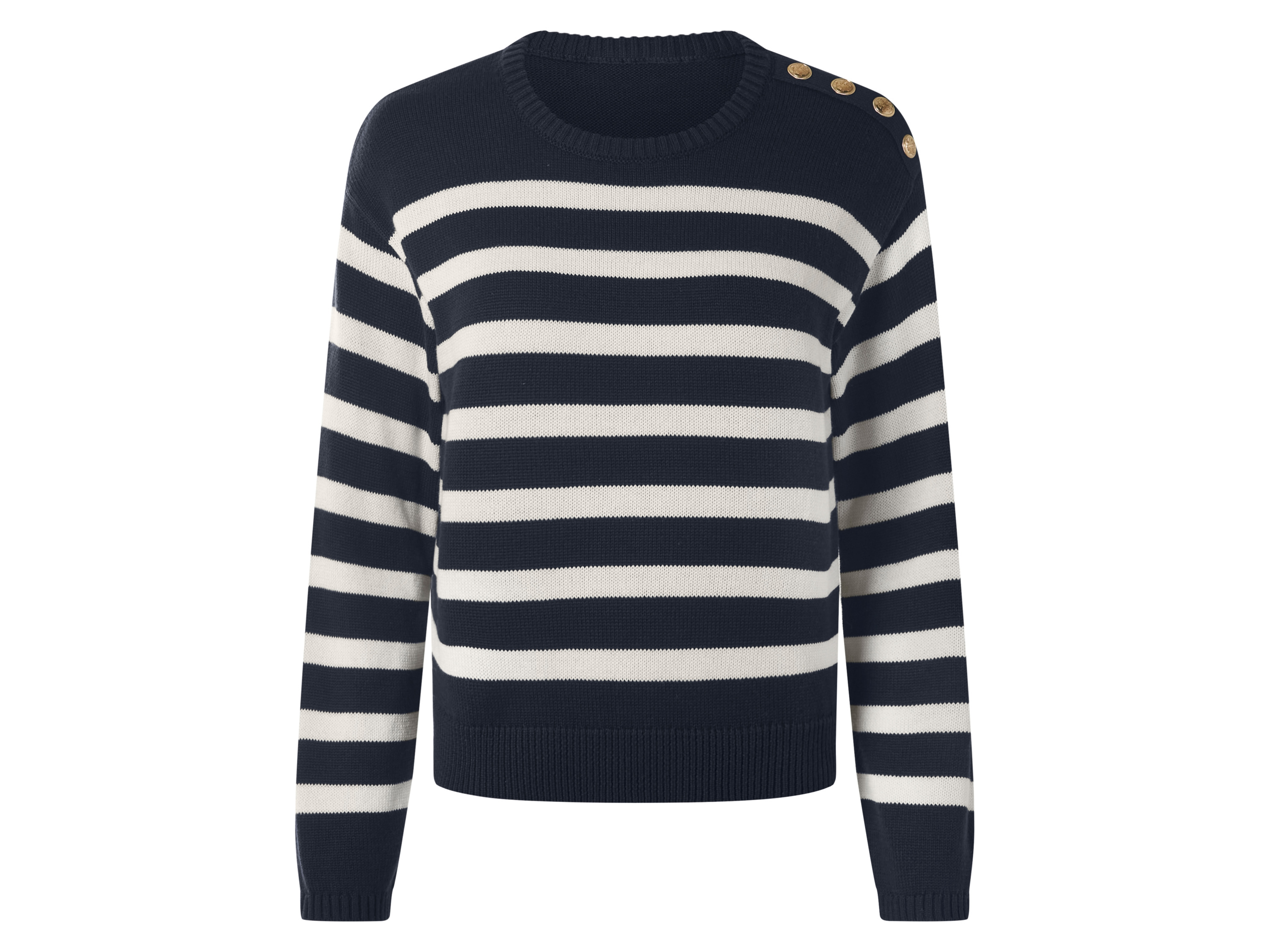 esmara Sweter dzianinowy damski Granatowy, S36/38