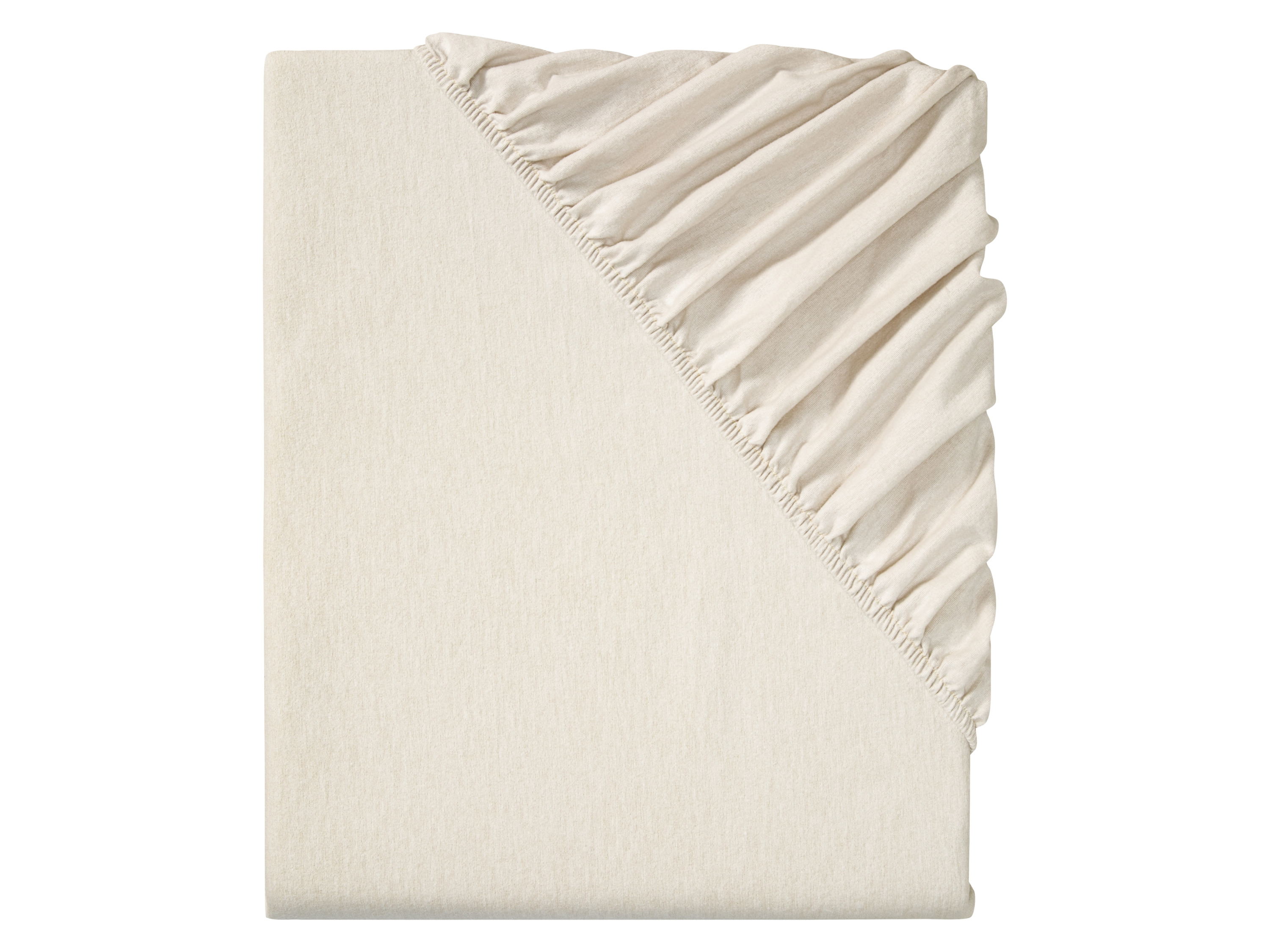 Livarno home Prześcieradło flanelowe, 90-100 x 200 cm Beżowy