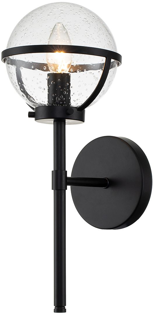Darmowa Dostawa - Kinkiet 1x40 W czarny Elstead Lighting Hollis HKHOLLIS1CBKBATH