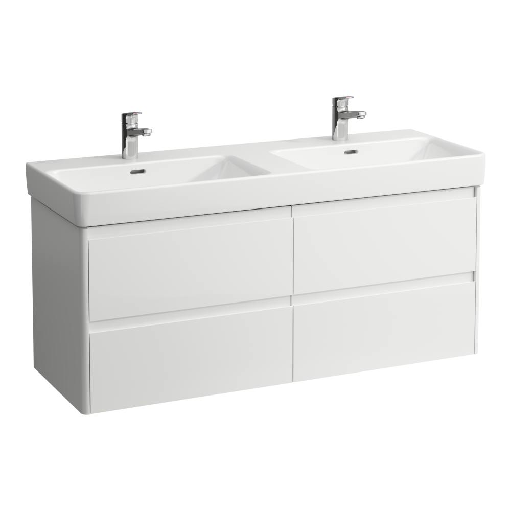 Darmowa Dostawa - Szafka 127x44.5x51.5 cm podumywalkowa wisząca biała Laufen Base 2.0 H4113341082611