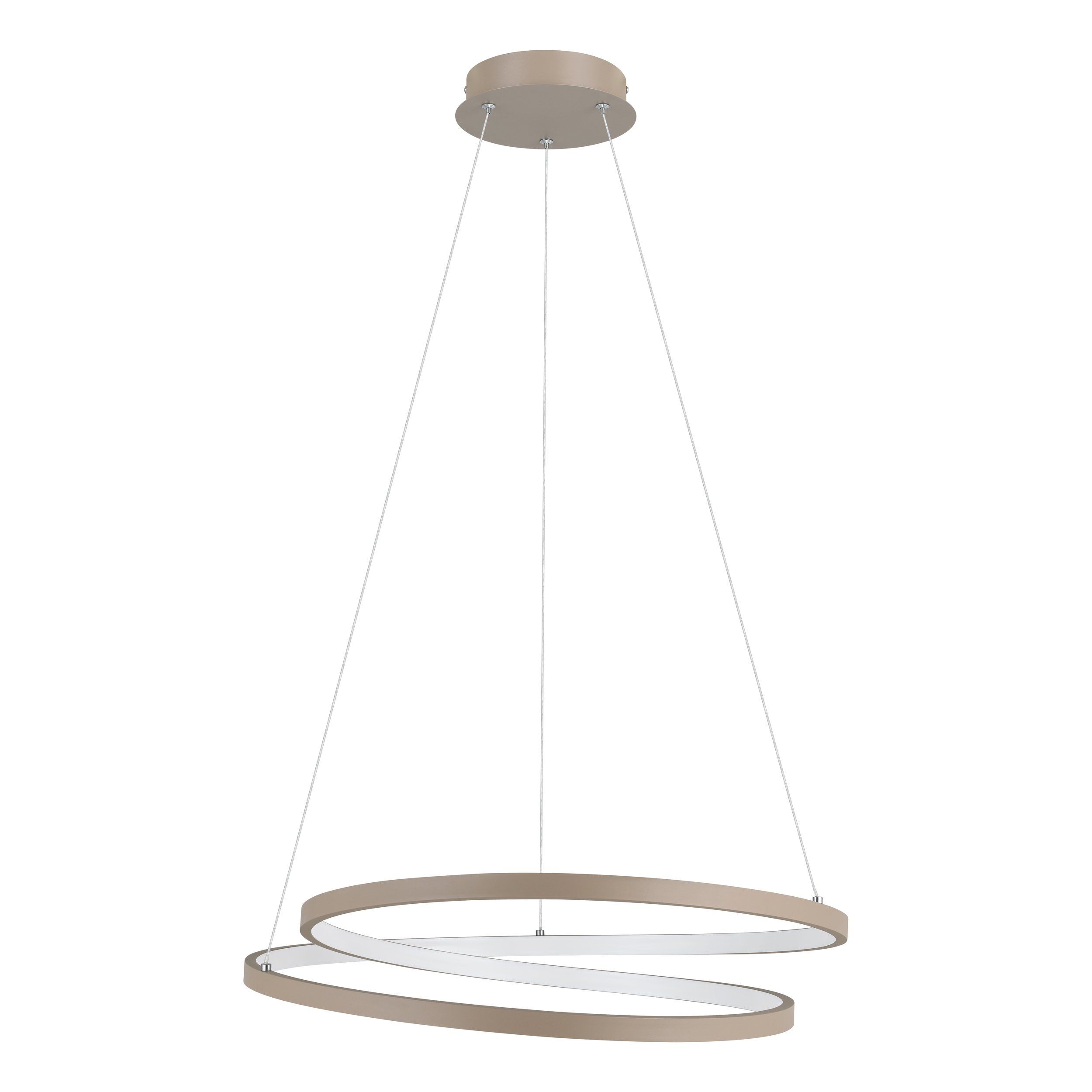Darmowa Dostawa - Lampa wisząca 1x37 W piaskowa Eglo Ruotale 901139