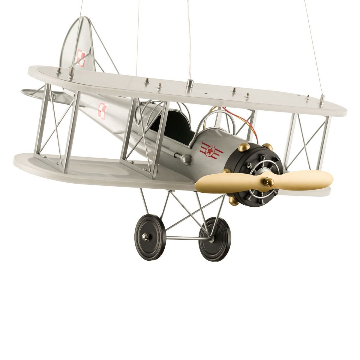 Darmowa Dostawa - Lampa wisząca 1x80 W multikolor Abigali Plane DOUBLEWINGPLANE
