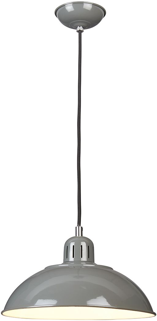 Darmowa Dostawa - Lampa wisząca 1x60 W szary/popielaty Elstead Lighting Franklin FRANKLINPGY