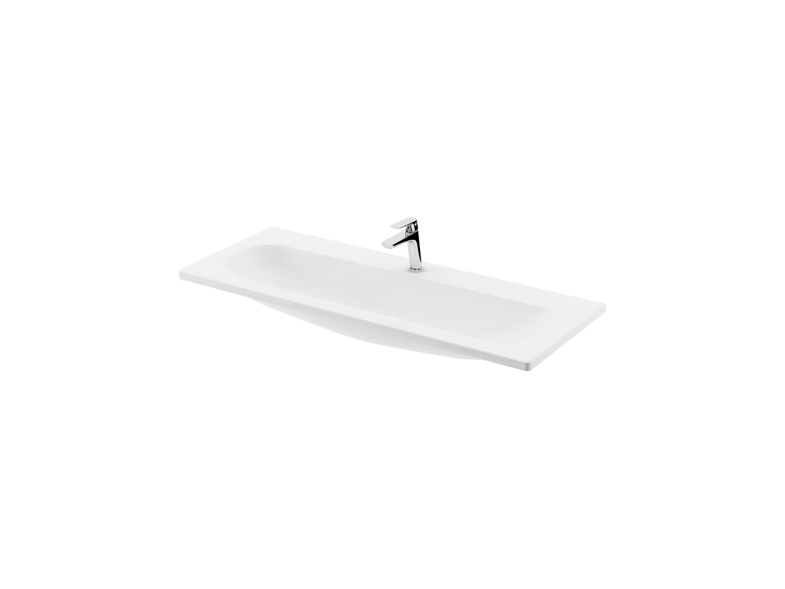 Darmowa Dostawa - Umywalka 100x38 cm prostokątna meblowa biała Ravak Clear XJJ01110000