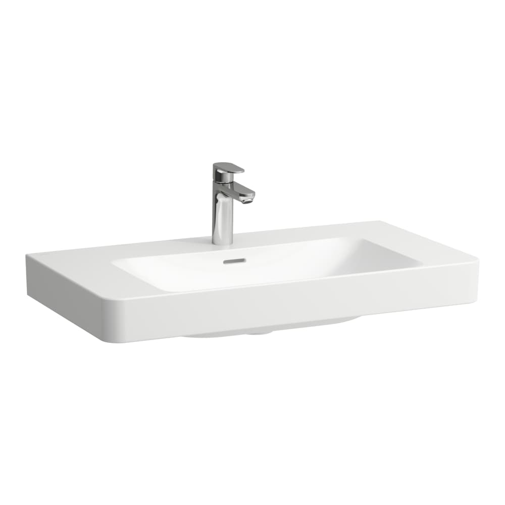 Darmowa Dostawa - Umywalka 85x46.5 cm prostokątna ścienna-meblowa biała Laufen Pro X H8168670001091