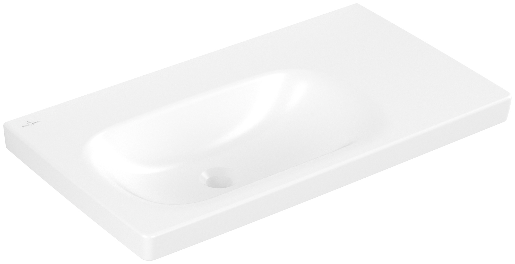 Darmowa Dostawa - Umywalka 80x46 cm prostokątna meblowa biała Villeroy & Boch Skyla 5A52L4RW