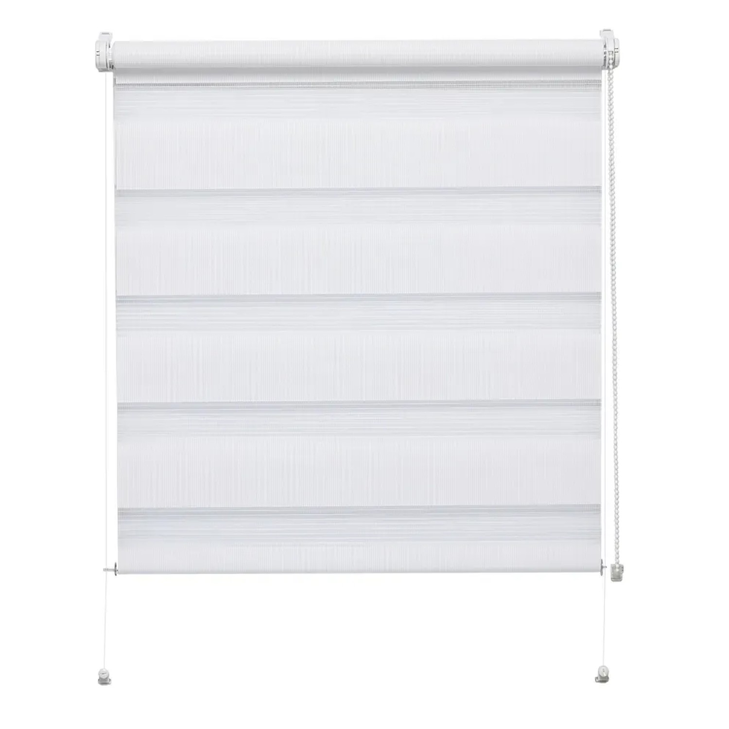 Mini roleta ZEBRA CLASSIC Dzień/Noc biała 76 cm x 150 cm