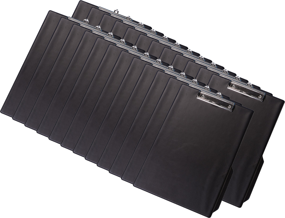 24x Clipboard Q-connect, A4, czarny