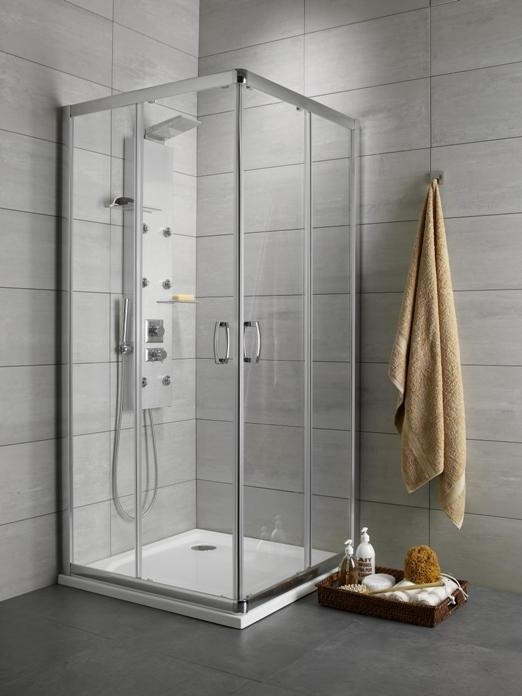 Radaway Premium Plus C kabina prysznicowa 90x90 cm kwadratowa chrom/szkło grafitowe 30453-01-05N - Wysyłka w 24h