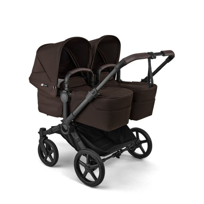 Bugaboo Donkey 6 Twin - wózek głęboko-spacerowy dla bliźniąt-Cocoa Brown
